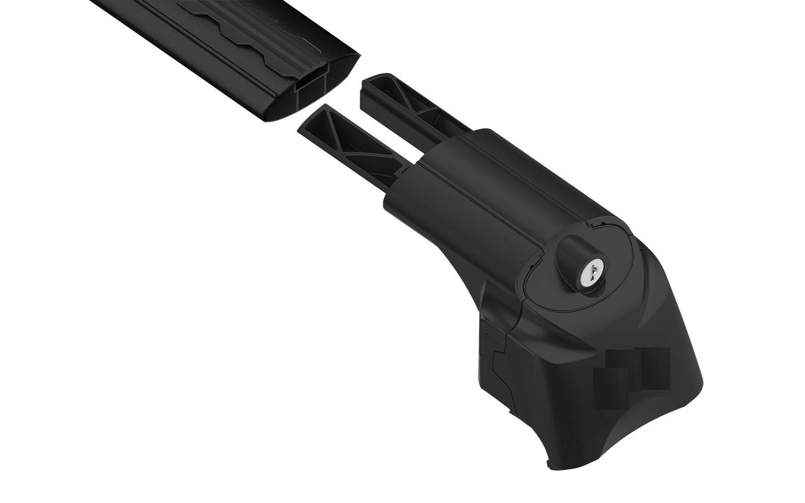 Bagażnik dachowy Opel Crossland (Turtle AIR2 + belki 86/90 cm Black) - obrazek 7