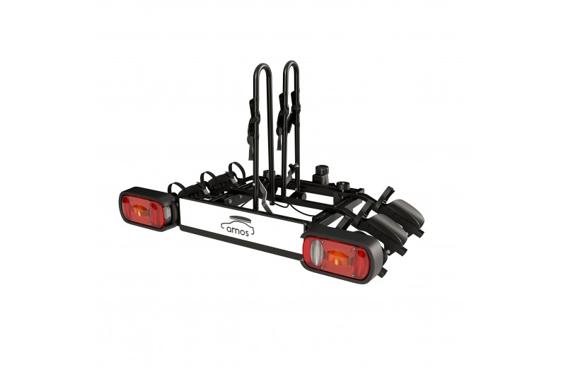 Amos Platforma rowerowa na hak TYTAN 3 PLUS (13 pin) BLACK - obrazek 2