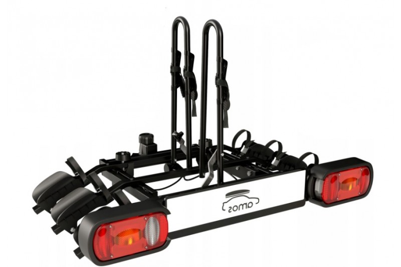 Amos Platforma rowerowa na hak TYTAN 3 PLUS (13 pin) BLACK