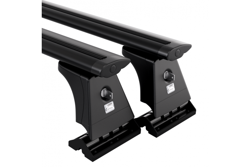 Bagażnik dachowy Mitsubishi ASX I (AMOS Beta Kit 103 + 1.2 Dynamic Black) - obrazek 2