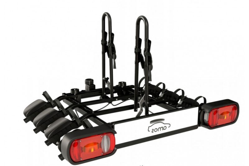 Amos Platforma rowerowa na hak TYTAN 4 PLUS (13 pin) BLACK