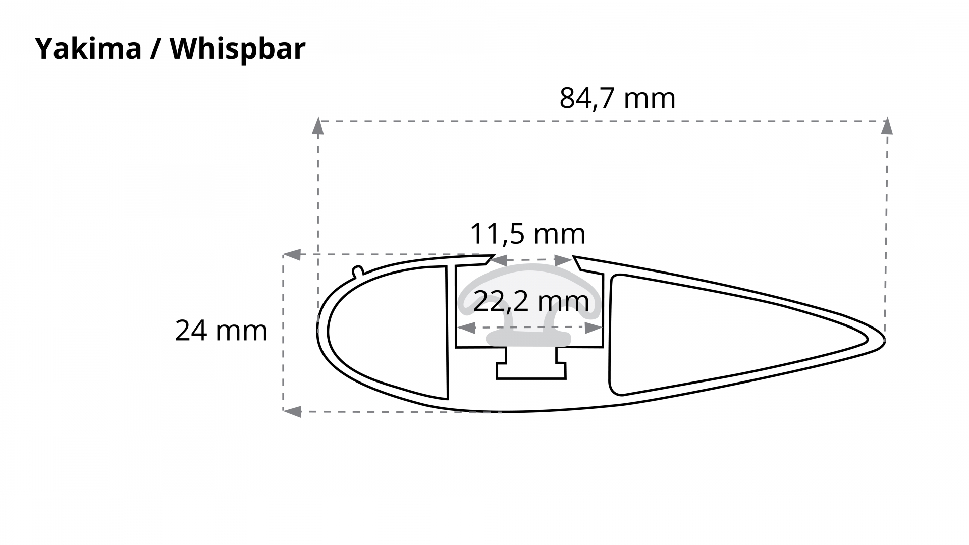 Bagażnik dachowy Audi A6 (C7) Sedan (Yakima FlushBar czarny K823W+S6YB) - obrazek 8