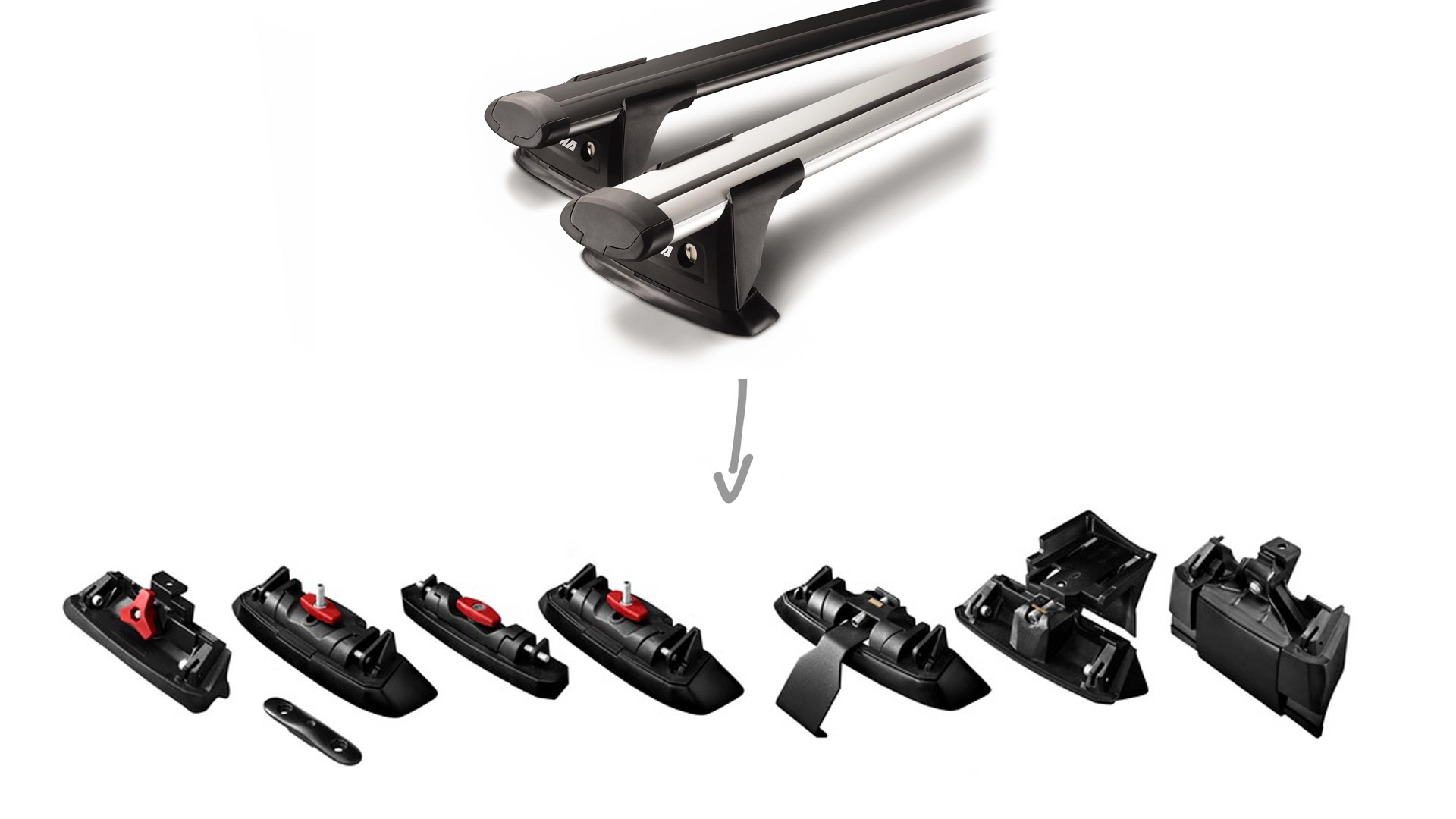 Bagażnik dachowy Cupra Formentor (Yakima ThruBar S16Y+K328W) - obrazek 4