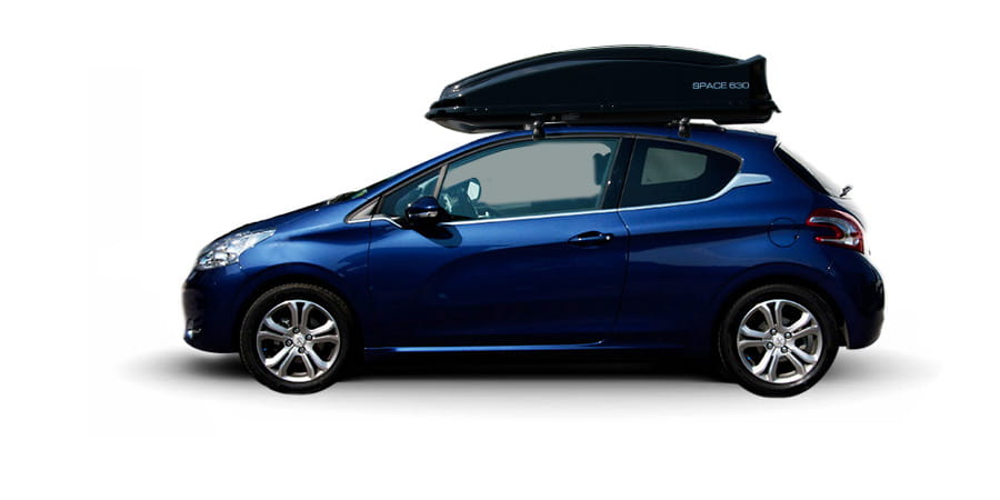 Boks dachowy Space 630 czarny błyszczący - obrazek 9