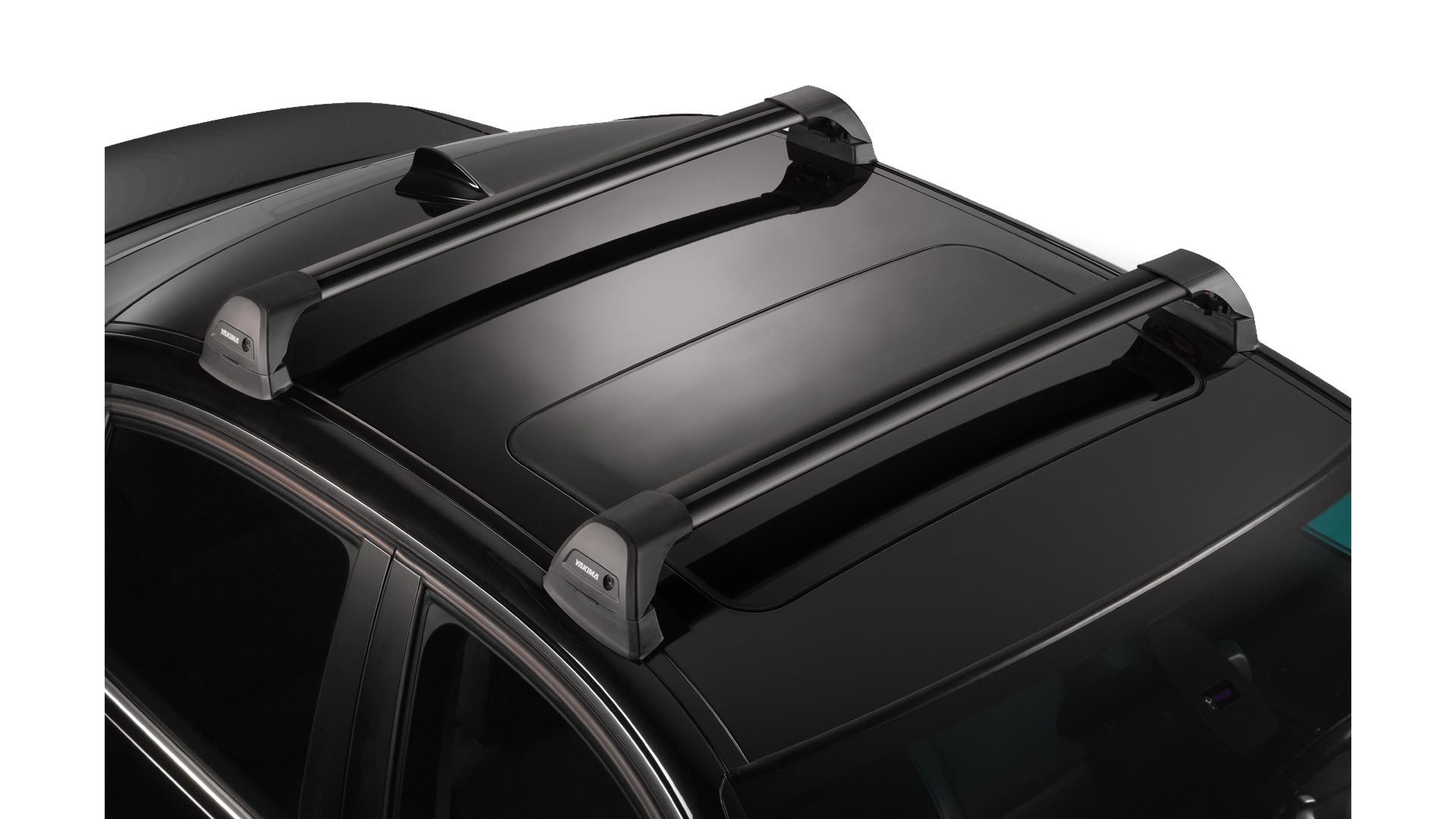 Bagażnik dachowy Audi A6 (C7) Sedan (Yakima FlushBar czarny K823W+S6YB) - obrazek 4