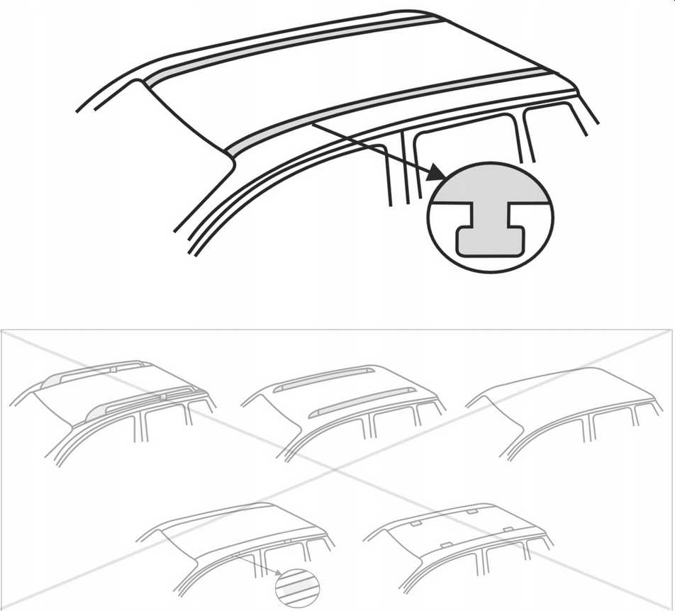 Bagażnik dachowy Mercedes Vito I (W638) (AMOS D-T PLUS 1.6 Dynamic) - obrazek 6