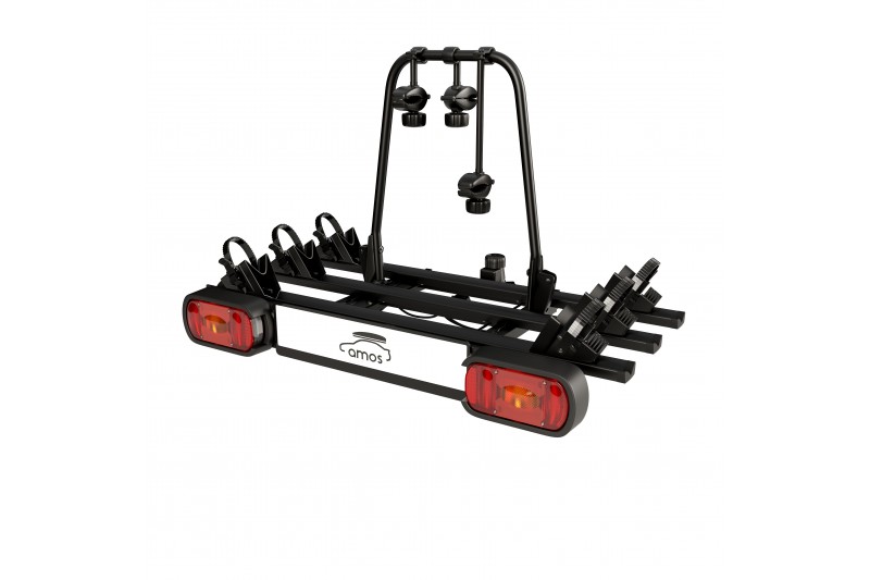 Amos Platforma rowerowa na hak GIRO 3 (7 pin) BLACK - obrazek 2