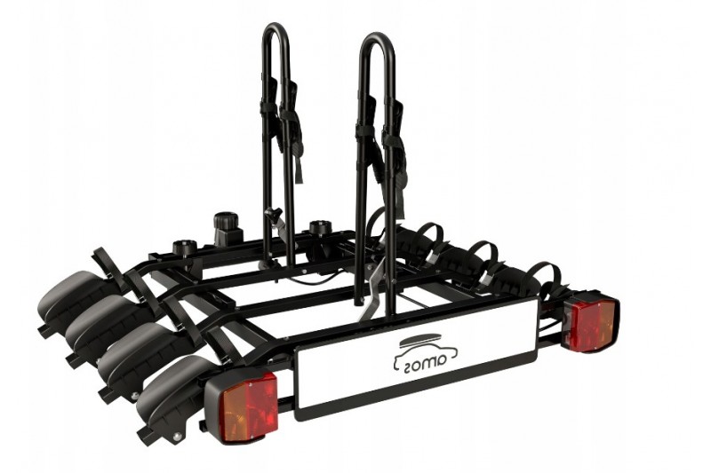 Platforma rowerowa na hak Amos TYTAN 4 PLUS (7 pin) BLACK