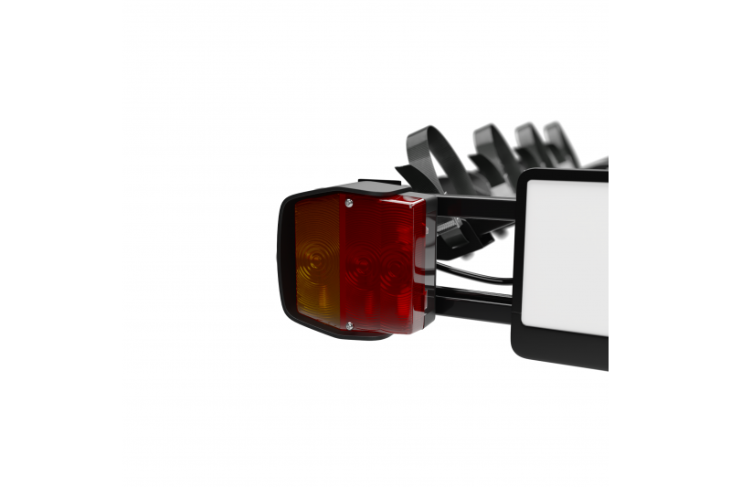 Platforma rowerowa na hak Amos TYTAN 4 PLUS (7 pin) BLACK - obrazek 6