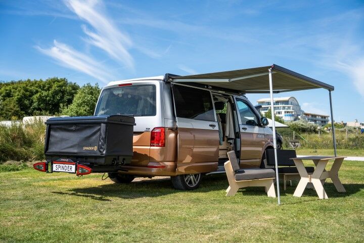 Box na tył samochodu Spinder BX1 na platformę (550L) - obrazek 4