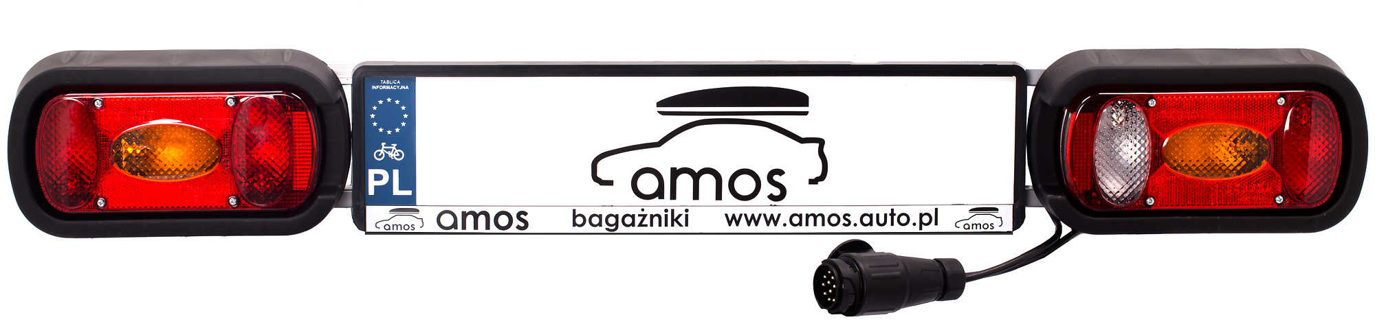 Amos Listwa oświetleniowa na bagażnik rowerowy MDO36 13 pin - obrazek 3