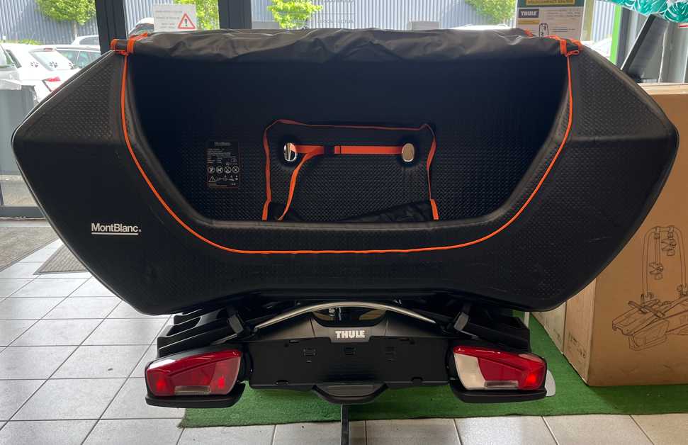 Boks na tył samochodu do wielu platform rowerowych na hak MONT BLANC Senja Cargo Box - obrazek 13